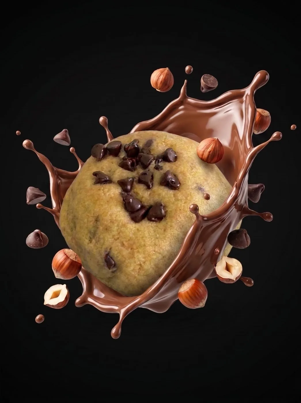 Galleta Nutella explotando